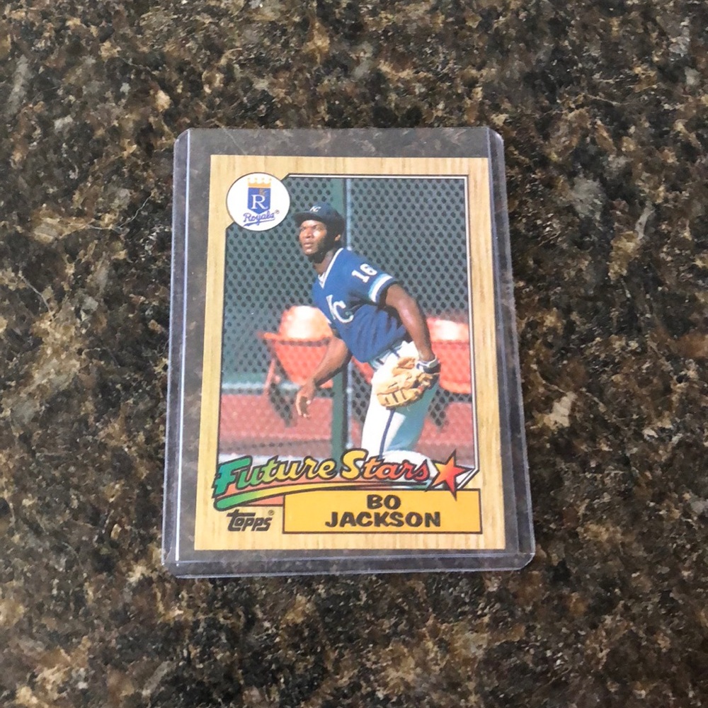 Bo jackson future stars rookie card